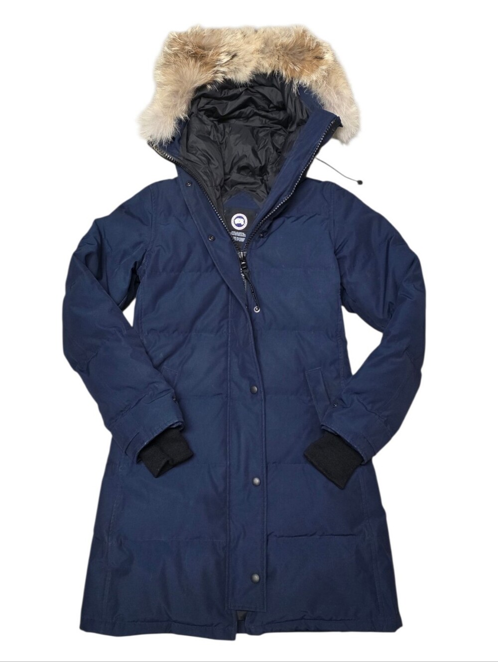 CANADA GOOSE SHELBURNE PARKA NAVY BLUE XS